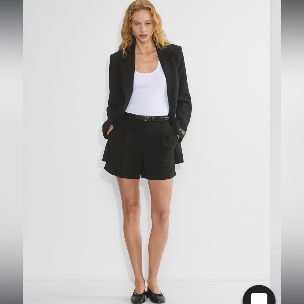 Wilfred Black High Waist Shorts